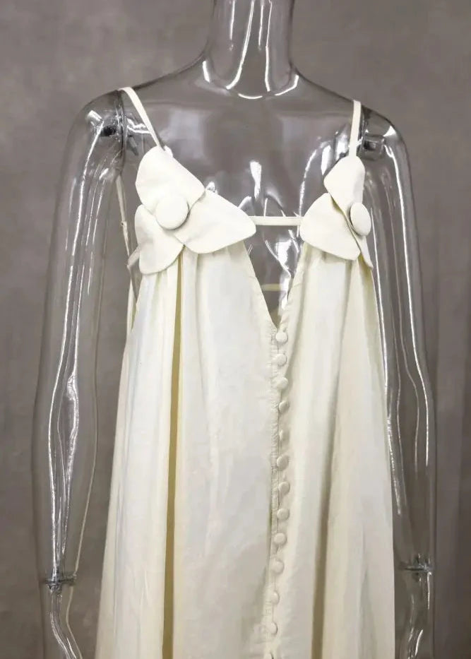 Vestido Longo Linho Melissa