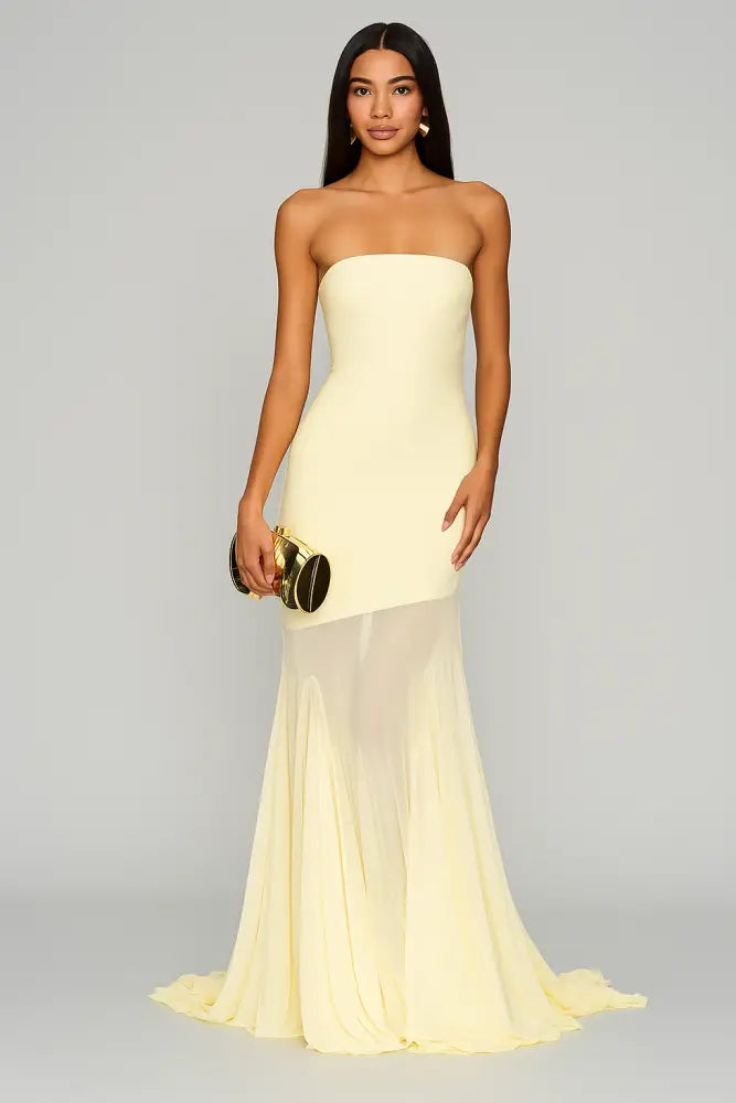 Vestido Longo Tomara que Caia Saila Vestido Longo Tomara que Caia Saila