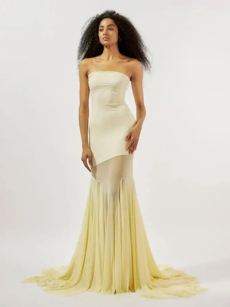 Vestido Longo Tomara que Caia Saila Vestido Longo Tomara que Caia Saila