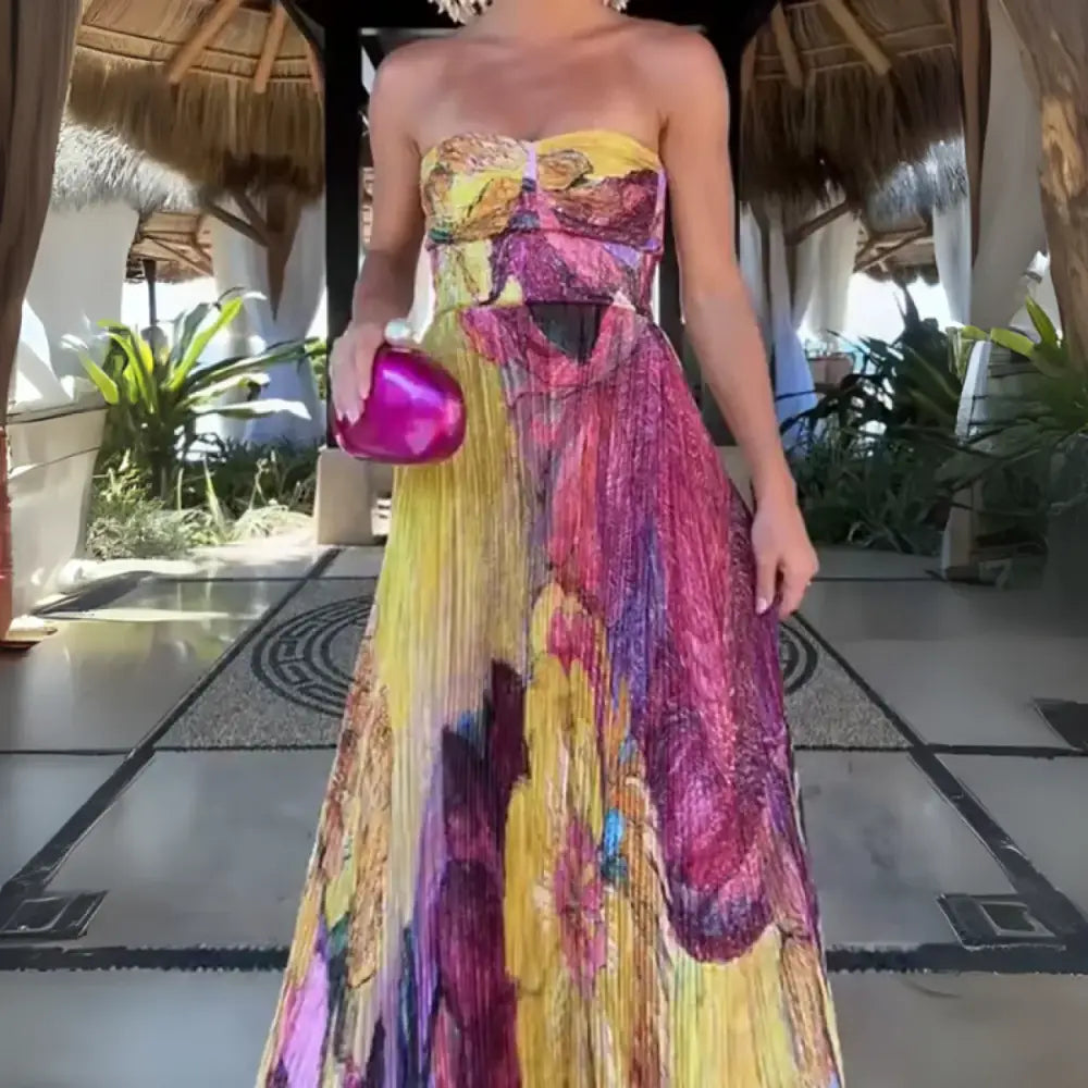 Vestido Longo Tomara que Caia Zuli Vestido Longo Tomara que Caia Zuli