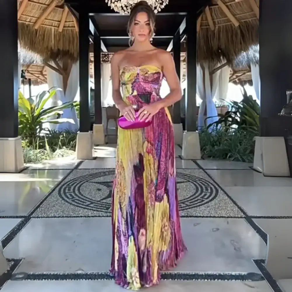 Vestido Longo Tomara que Caia Zuli Vestido Longo Tomara que Caia Zuli