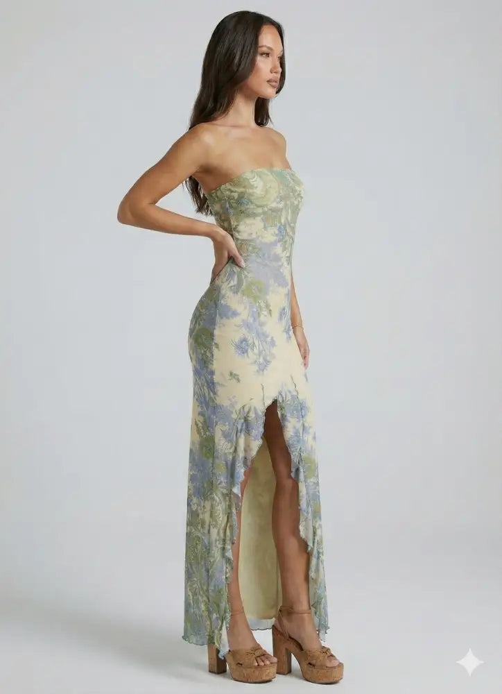 Vestido Longo Tubinho Picnic Vestido Longo Tubinho Picnic