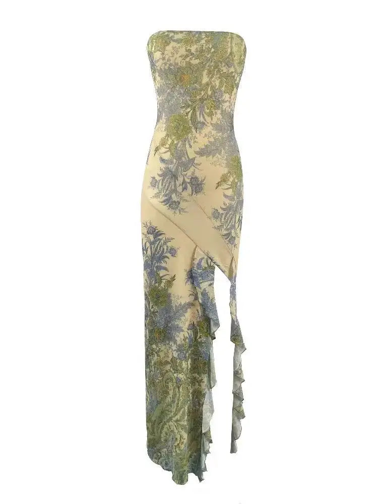 Vestido Longo Tubinho Picnic Vestido Longo Tubinho Picnic