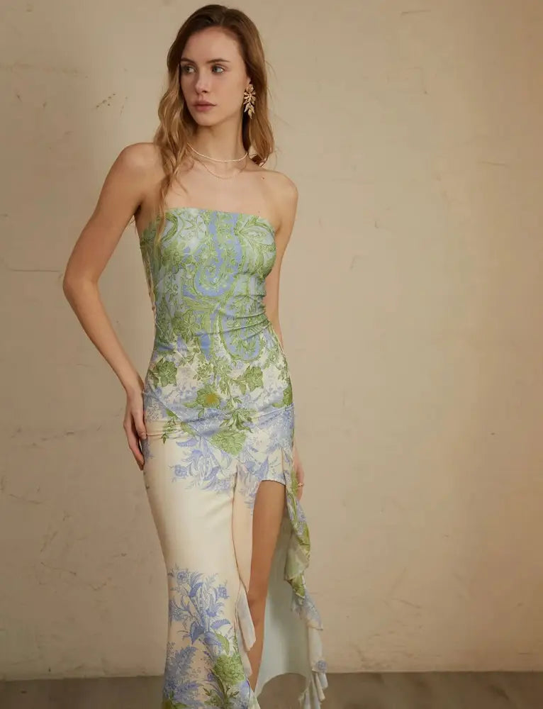 Vestido Longo Tubinho Picnic Vestido Longo Tubinho Picnic