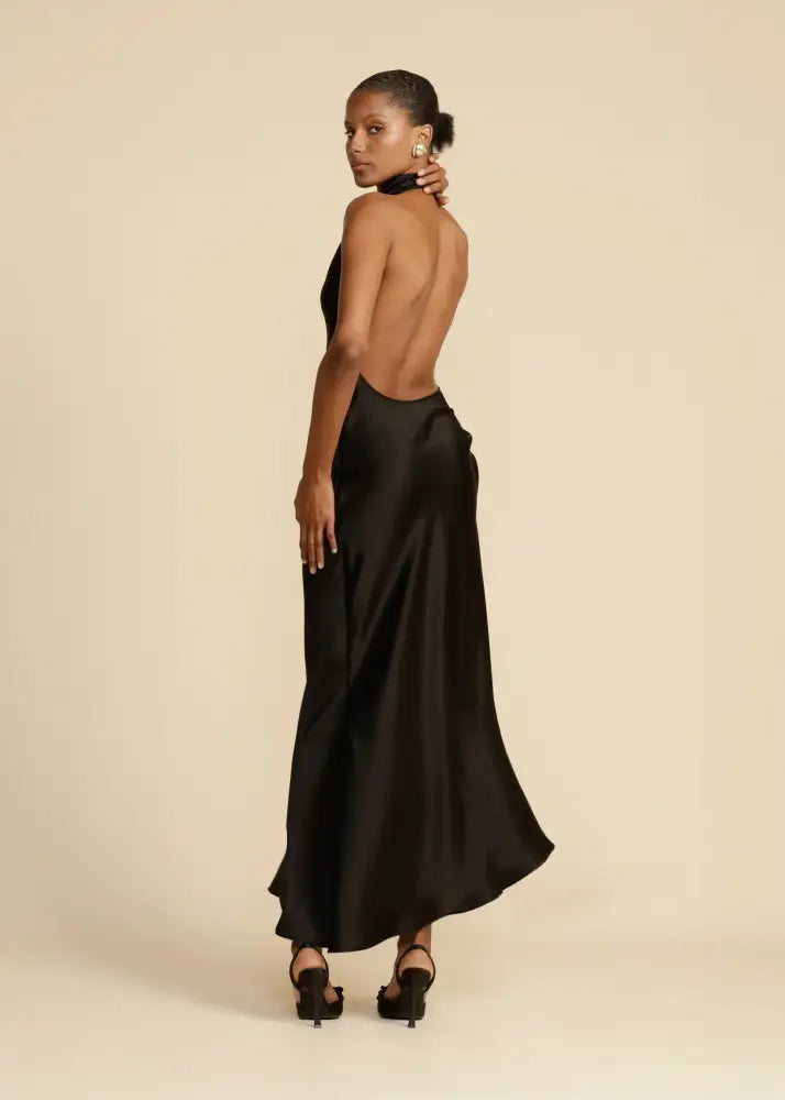 Vestido Midi Cetim Solane Vestido Midi Cetim Solane