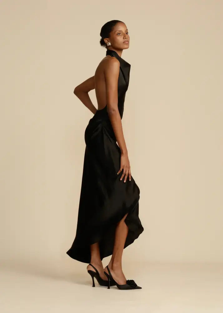 Vestido Midi Cetim Solane Vestido Midi Cetim Solane