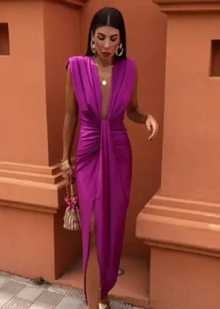 Vestido Midi Euphoria Fuchsia / P