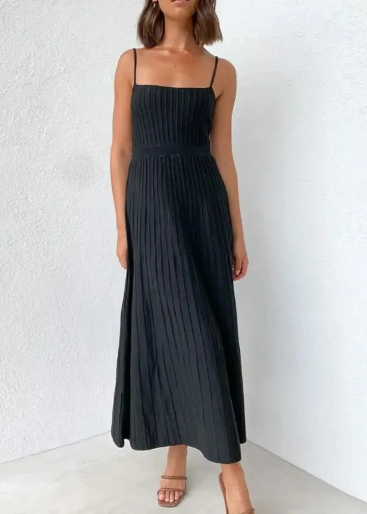 Vestido Midi Plissado Estela