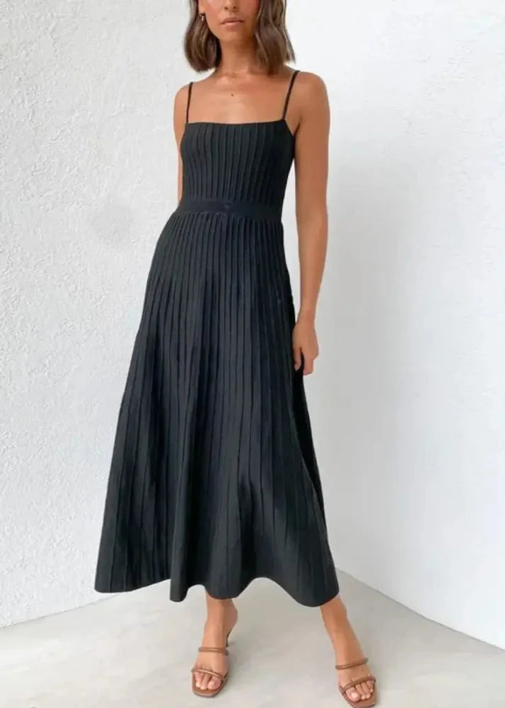 Vestido Midi Plissado Estela