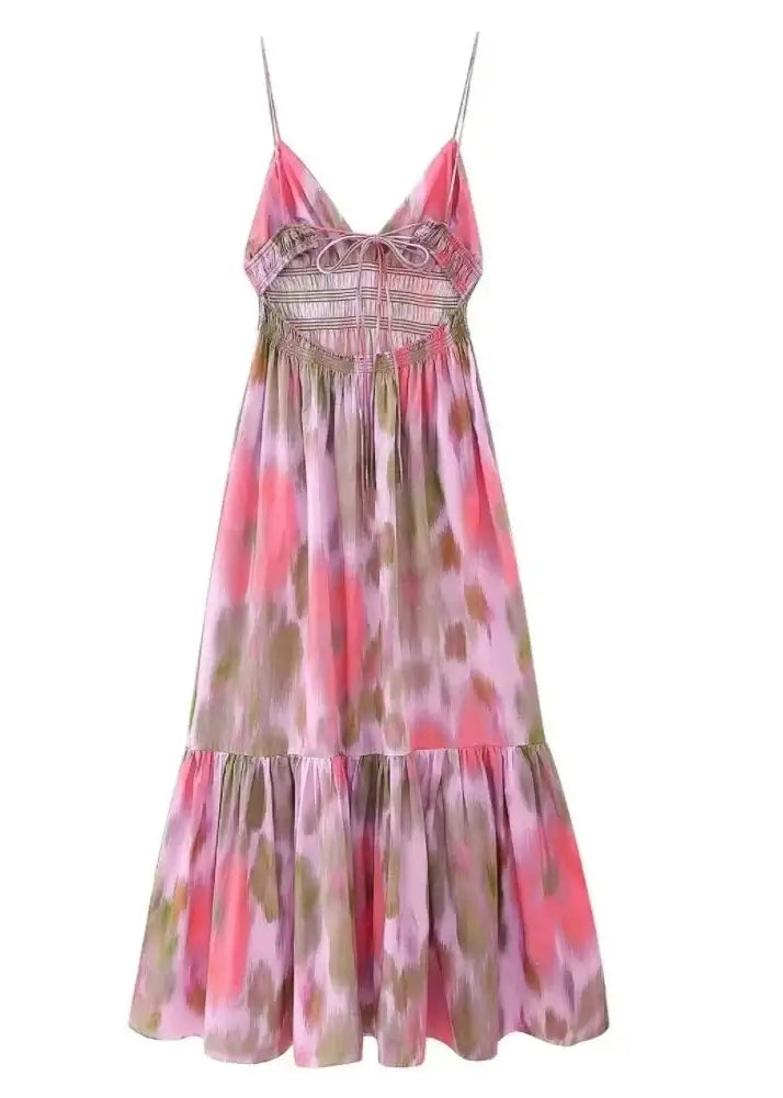 Vestido Midi Tie Dye Solstice