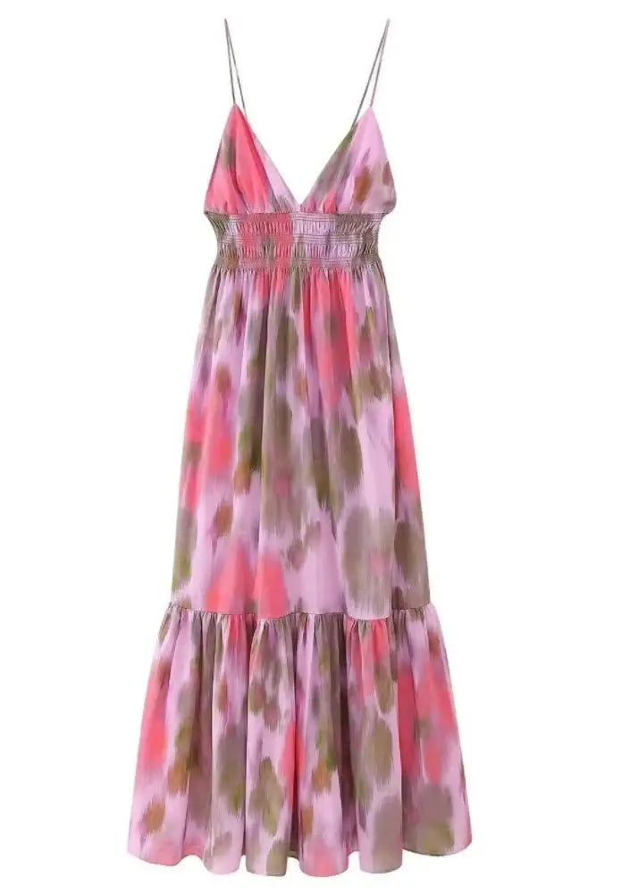 Vestido Midi Tie Dye Solstice Única / Pp