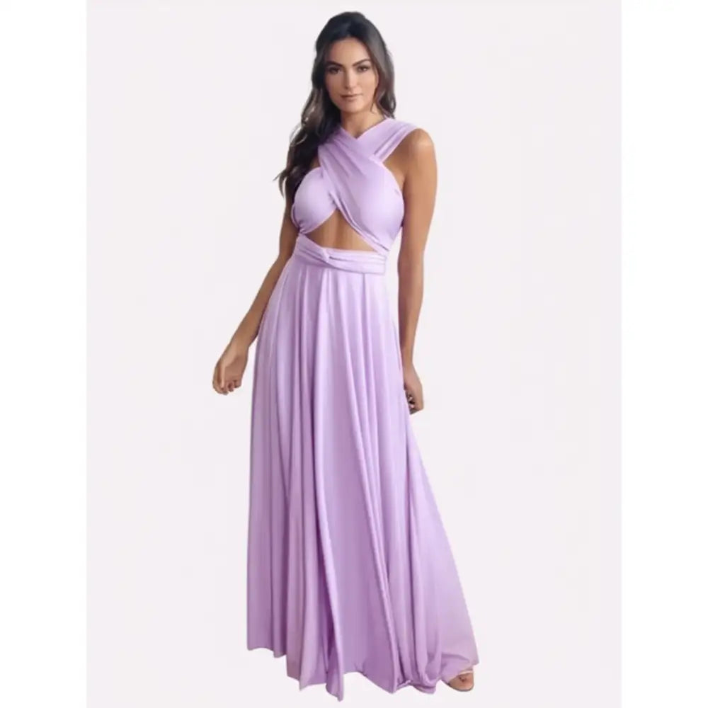 Vestido Multiformas Longo Vérsati Lavanda/Lilás / P 36/38 Vestido Multiformas Longo Vérsati