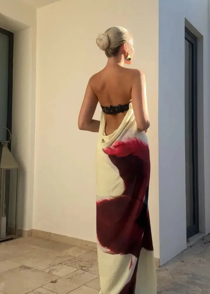 Vestido Reveillon Cetim Tomara Que Caia