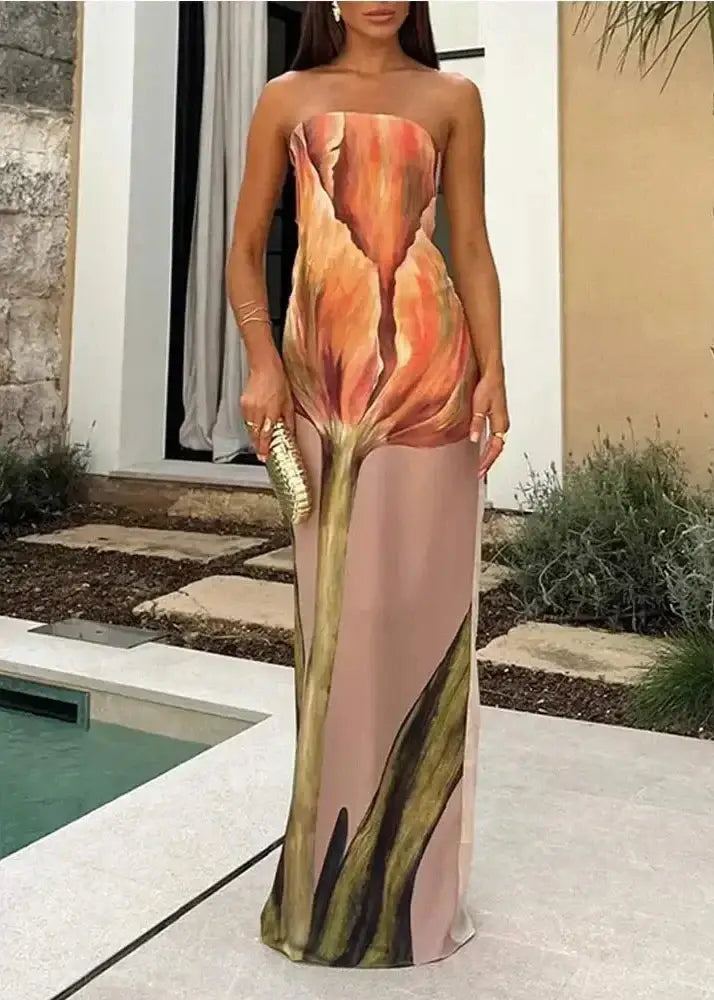 Vestido Tubo Longo Nova