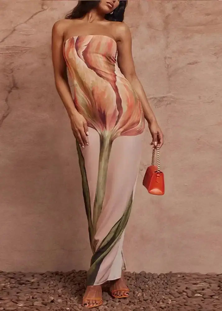 Vestido Tubo Longo Nova